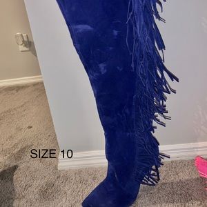 Thigh High Suede Boots